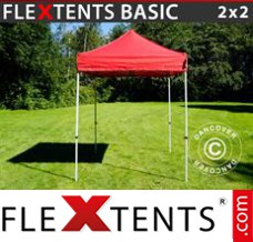 Pop up canopy Basic, 2x2 m Red