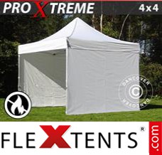 Pop up canopy Xtreme 4x4 m White, incl. 4 sidewalls