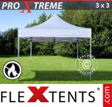 Pop up canopy Xtreme 3x3 m White, Flame retardant