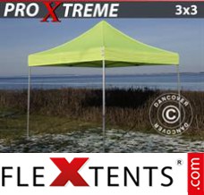 Pop up canopy Xtreme 3x3 m Neon yellow/green