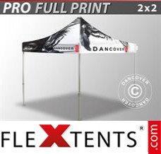 Pop up canopy PRO with full digital print, 2x2 m