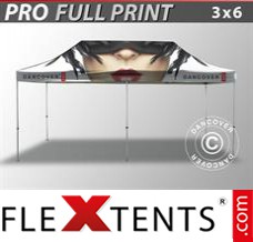 Pop up canopy PRO with full digital print, 3x6 m