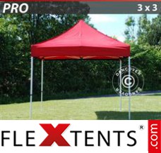 Pop up canopy PRO 3x3 m Red